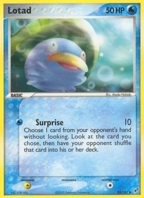 Lotad - 035/107 #35/107 Pokémon card from EX Deoxys