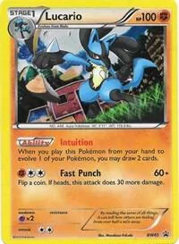 Lucario #BW85 Holofoil Pokémon card from Black and White Promos