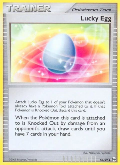 Lucky Egg #88/99 Pokémon card from Arceus
