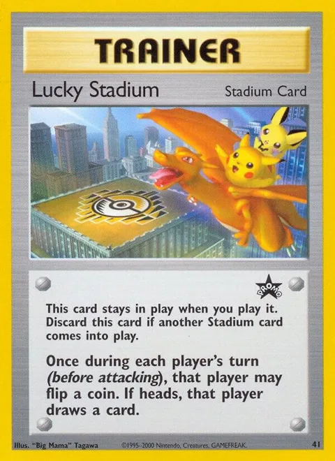 Lucky Stadium #41/53 Pokémon card from WoTC Promo