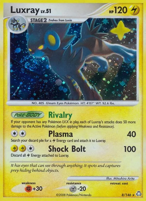 Luxray #8/146 Reverse Holofoil Pokémon card from Legends Awakened