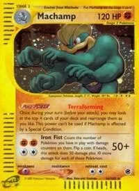 Machamp 16 #016/165 Reverse Holofoil Pokémon card from Expedition