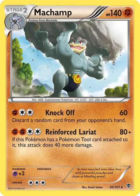 Machamp 50 #50/101 Pokémon card from Plasma Blast