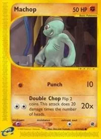 Machop #117/165 Pokémon card from Expedition
