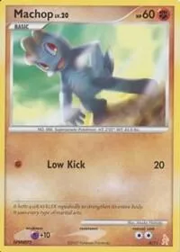 Machop #5/11 Pokémon card from DP Trainer Kit: Manaphy & Lucario