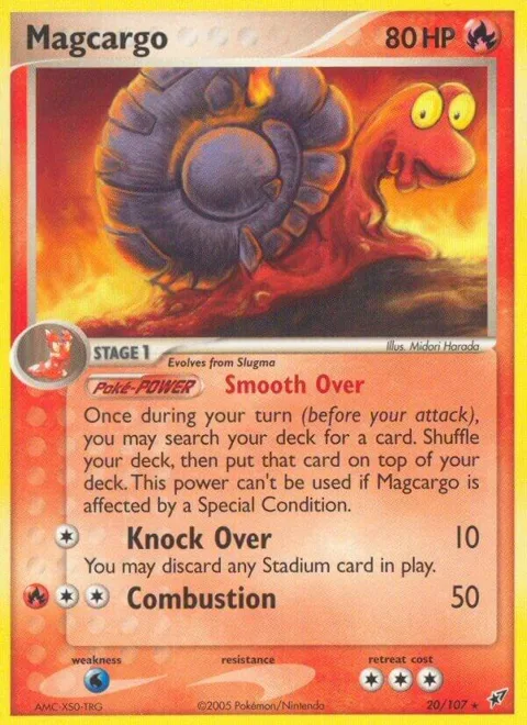 Magcargo - 020/107 #20/107 Pokémon card from EX Deoxys