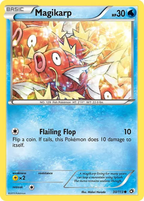 Magikarp #30/113 Pokémon card from Legendary Treasures