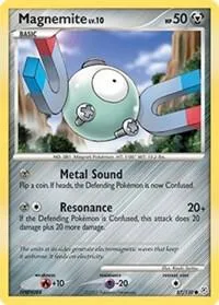 Magnemite #87/130 Pokémon card from Diamond and Pearl
