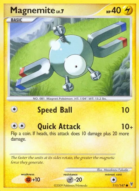Magnemite #111 Pokémon card from Supreme Victors