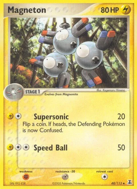 Magneton #48/113 Pokémon card from EX Delta Species