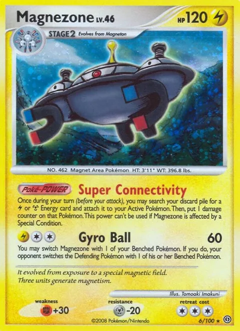 Magnezone 6 #6/100 Holofoil Pokémon card from Stormfront