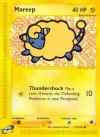 Mareep #119/165 Pokémon card from Expedition