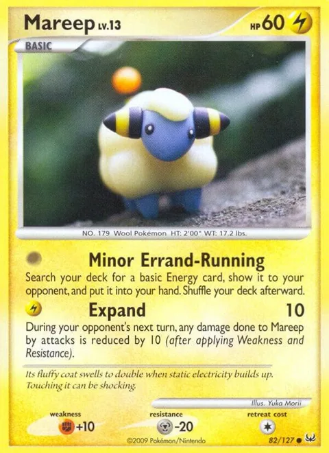 Mareep #82/127 Pokémon card from Platinum