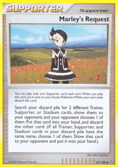 Marley's Request #87/100 Pokémon card from Stormfront