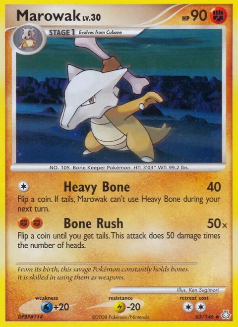 Marowak #63/146 Pokémon card from Legends Awakened