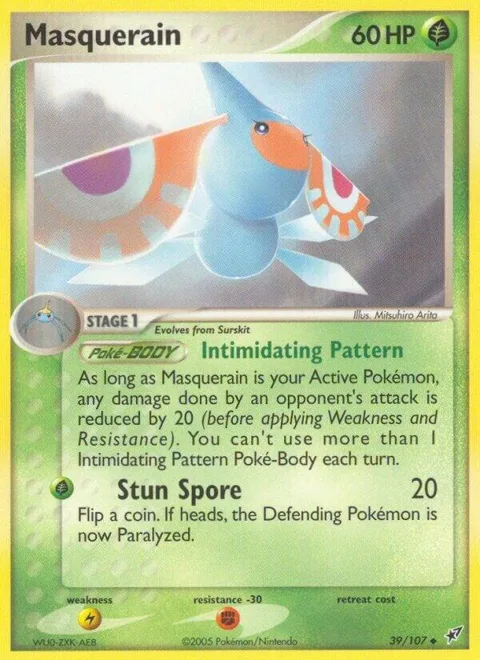 Masquerain #39/107 Pokémon card from EX Deoxys