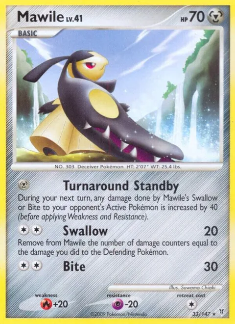 Mawile #33 Reverse Holofoil Pokémon card from Supreme Victors