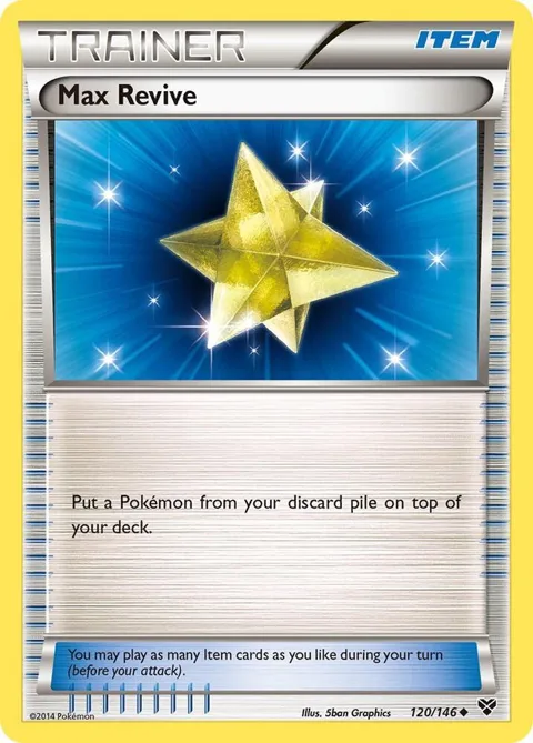 Max Revive #120/146 Reverse Holofoil Pokémon card from XY Base Set