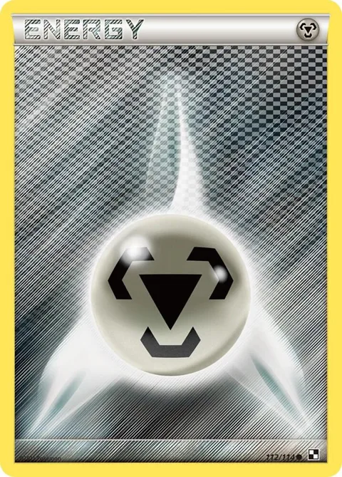 Metal Energy Basic #112/114 Pokémon card from Black and White