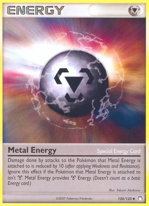 Metal Energy #120/123 Pokémon card from Mysterious Treasures