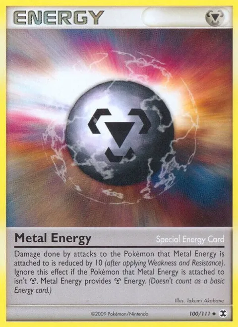 Metal Energy Special #100/111 Reverse Holofoil Pokémon card from Rising Rivals