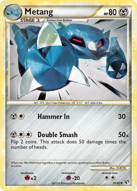 Metang #30/90 Pokémon card from Undaunted