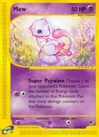 Mew 55 #055/165 Reverse Holofoil Pokémon card from Expedition