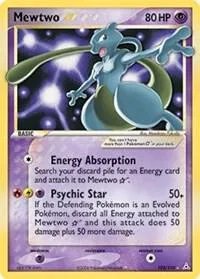 Mewtwo Star #103/110 Holofoil Pokémon card from EX Holon Phantoms