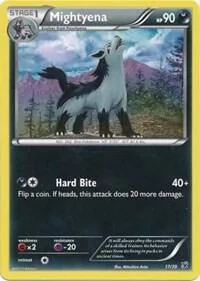 Mightyena #17/39 Pokémon card from Kalos Starter Set