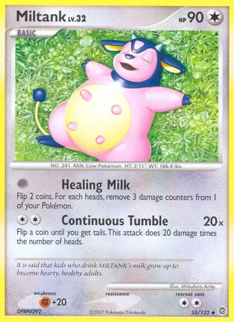 Miltank #55/132 Pokémon card from Secret Wonders