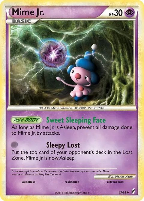 Mime Jr. #47/95 Pokémon card from Call of Legends