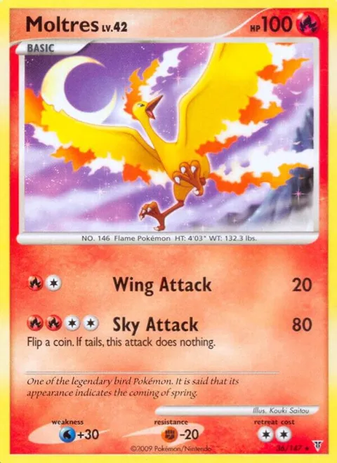 Moltres 36 #36 Pokémon card from Supreme Victors