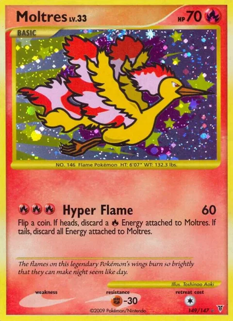 Moltres 149 #149 Holofoil Pokémon card from Supreme Victors