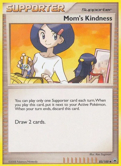 Mom's Kindness #83/100 Reverse Holofoil Pokémon card from Majestic Dawn
