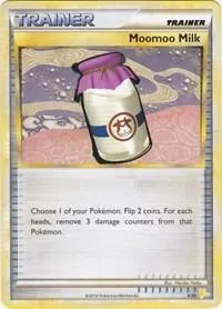 Moomoo Milk #26 #26/30 Pokémon card from HGSS Trainer Kit: Gyarados & Raichu