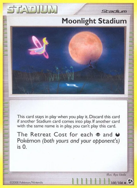 Moonlight Stadium #100/106 Reverse Holofoil Pokémon card from Great Encounters