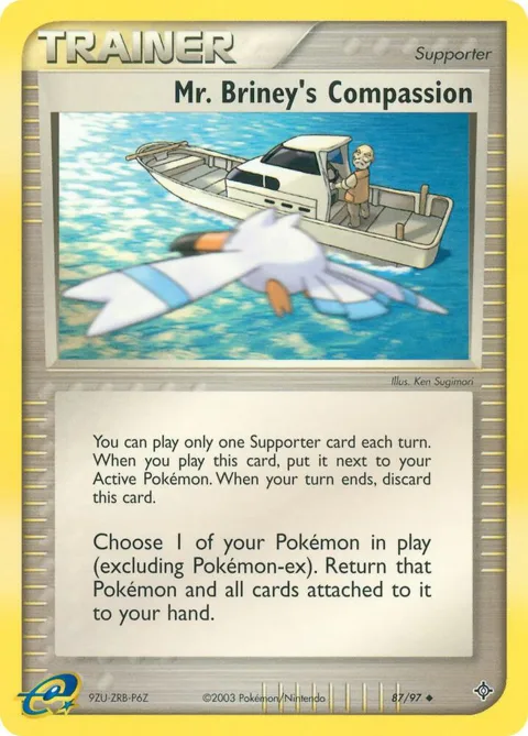 Mr. Briney's Compassion #87/97 Pokémon card from EX Dragon