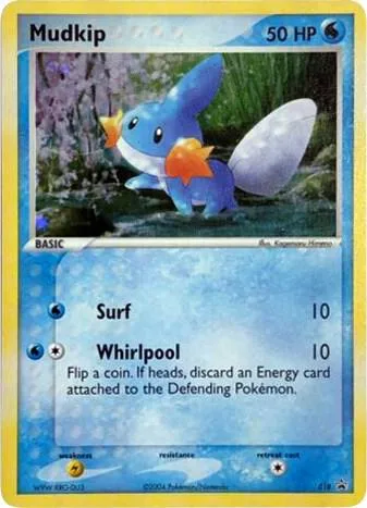 Mudkip - 018 EX Deck Tin #018 Holofoil Pokémon card from Nintendo Promos