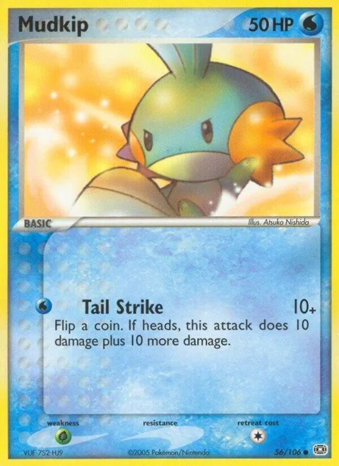 Mudkip #56/106 Pokémon card from EX Emerald