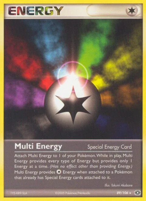 Multi Energy #89/106 Pokémon card from EX Emerald