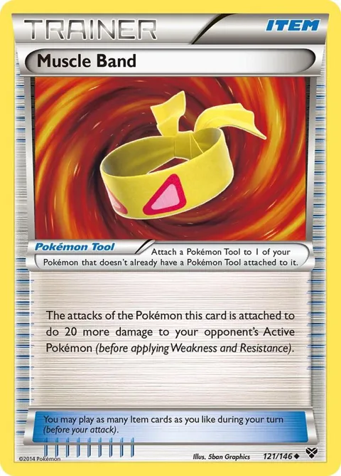 Muscle Band #121/146 Pokémon card from XY Base Set