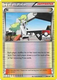 N Supporter #BW100 Holofoil Pokémon card from Black and White Promos