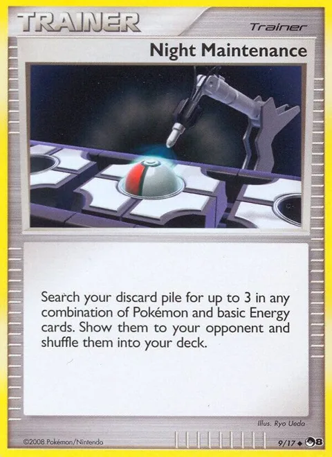 Night Maintenance #009/017 Pokémon card from POP Series 8