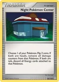Night Pokemon Center #108/130 Pokémon card from Diamond and Pearl
