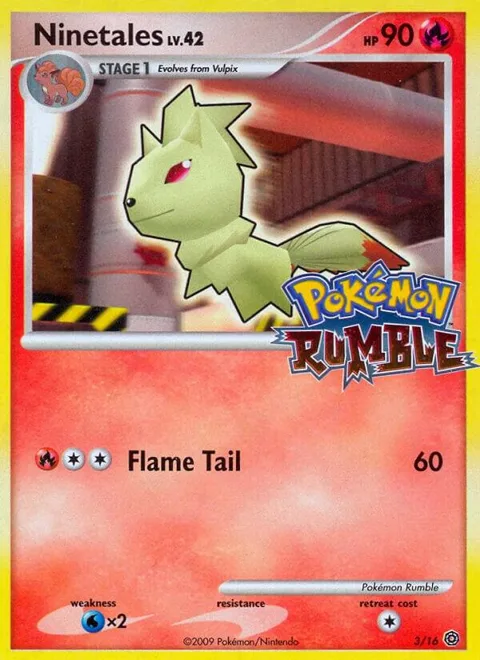 Ninetales #3 Pokémon card from Rumble