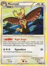 Noctowl #HGSS06 Holofoil Pokémon card from HGSS Promos