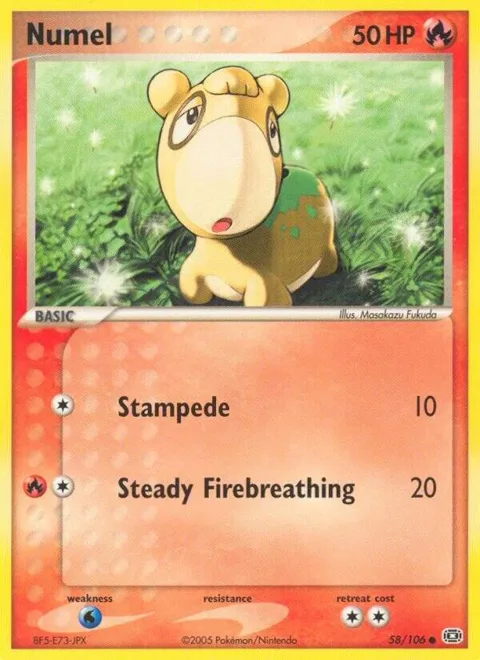 Numel - 058/106 #58/106 Pokémon card from EX Emerald
