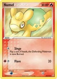 Numel #72/110 Pokémon card from EX Holon Phantoms