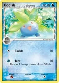 Oddish Delta Species #73/110 Pokémon card from EX Holon Phantoms
