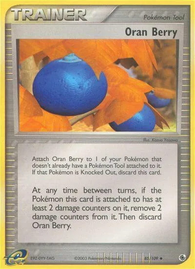 Oran Berry #85/109 Pokémon card from EX Ruby and Sapphire